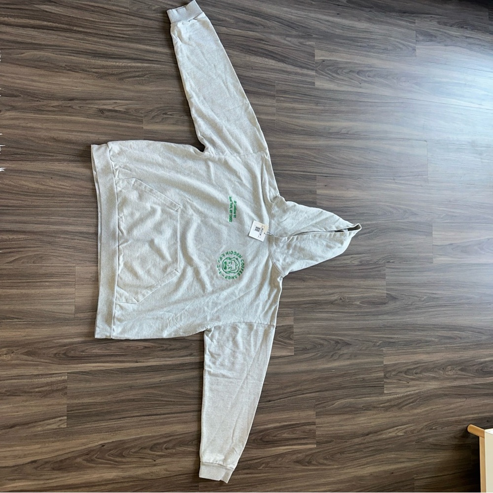 HIDDEN NY Grey Coffee Shop Hoodie Size XXL